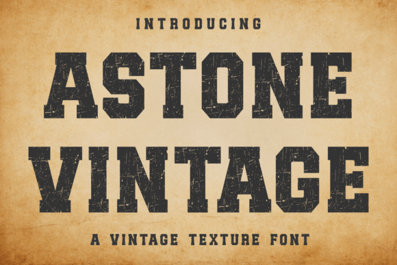 Astone Vintage: The Grunge Slab Serif for Authentic Design