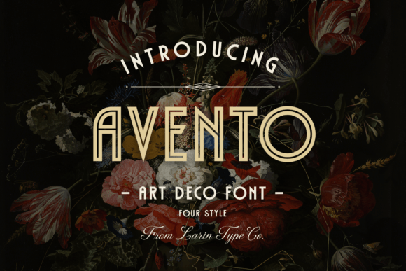 Avento: A Vintage Display Font for Timeless Projects