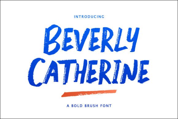 Beverly Catherine: The All-Caps Marker Font with Grit