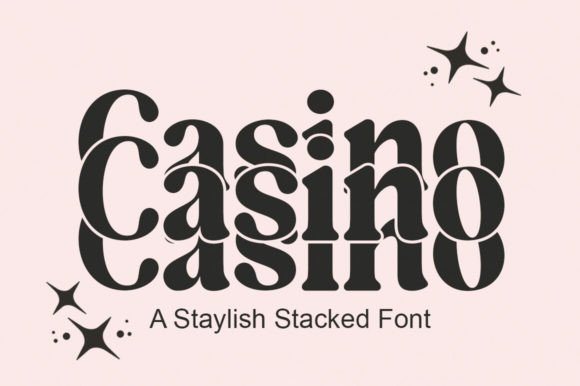 Casino: The Stacked Serif That Commands Attention in Modern Design