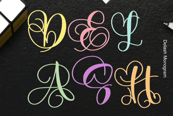 Delash: A Monogram Font with Authentic Charm