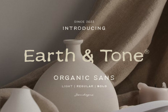 Earth Tone: A Clean Sans Serif for Modern Design