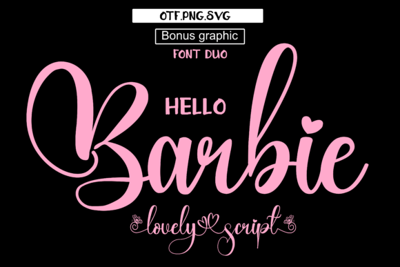 Elevate Your Projects with the Hello Barbie Font