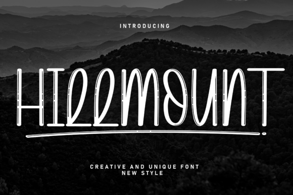 Hillmount: A Sweet Handwritten Font for Your Creative Projects