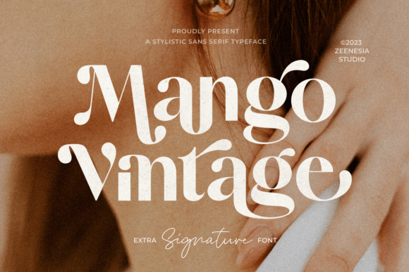 Mango Vintage: Where Modern Type Meets Timeless Character