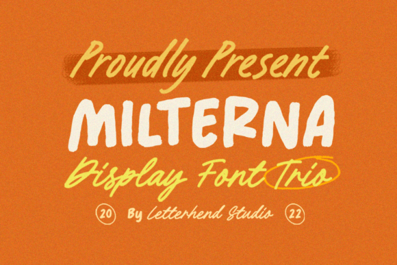 Milterna: Three Handwritten Styles for Authentic Branding