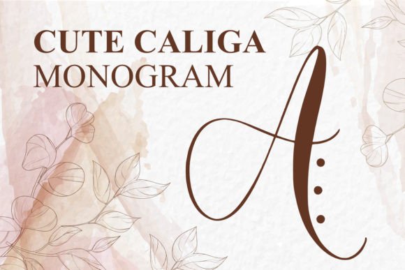 Monogram Cute Caliga: A Designer's Guide to This Charming Typeface