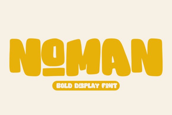 Noman: A Retro Display Font for Playful Projects