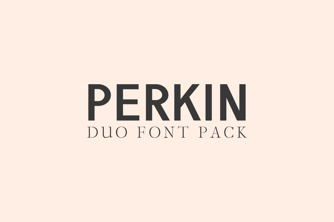 Perkin | Duo: The Font Pairing for Timeless and Bold Design