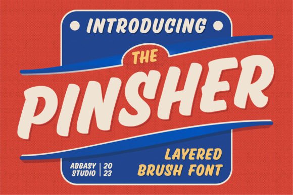 Pinsher: A Font with Old-School Grocery Store Charm