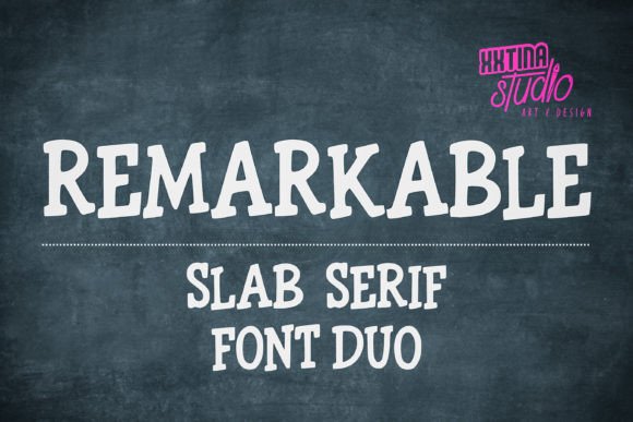 Remarkable: The Slab Serif That Brings Character to Your Brand