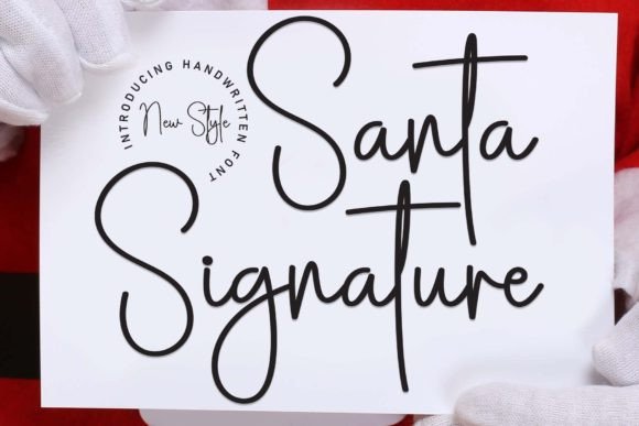 Santa Signature: The Festive Font That Feels Like Magic