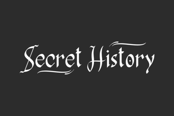Secret History: A Font with Stories to Tell