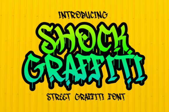 Shock Graffiti: Urban Font for Bold Visuals