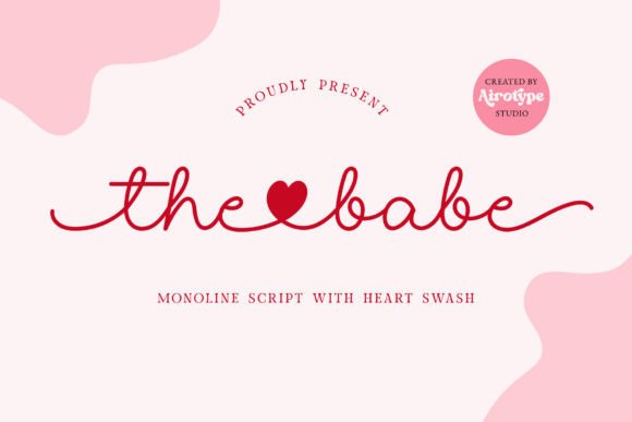 The Babe: A Handwritten Font with Heart for Your Creative Projects