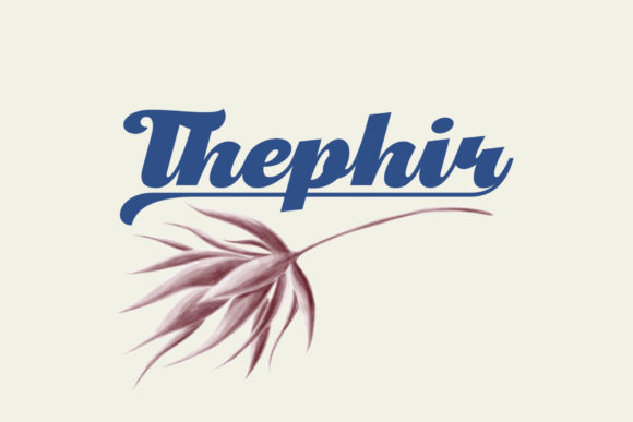 Thephir: A Handwritten Font for Authentic Design