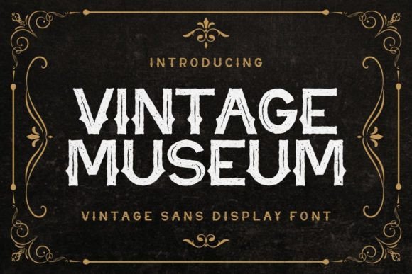 Vintage Museum: A Typeface for Timeless Creative Projects